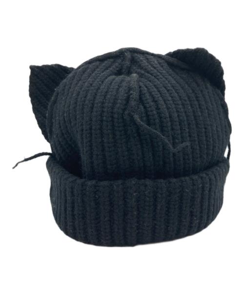 CHARLES JEFFREY LOVERBOY（チャールズ ジェフリー ラバーボーイ）CHARLES JEFFREY LOVERBOY (チャールズ ジェフリー ラバーボーイ) ニット帽 ブラック サイズ:-の古着・服飾アイテム