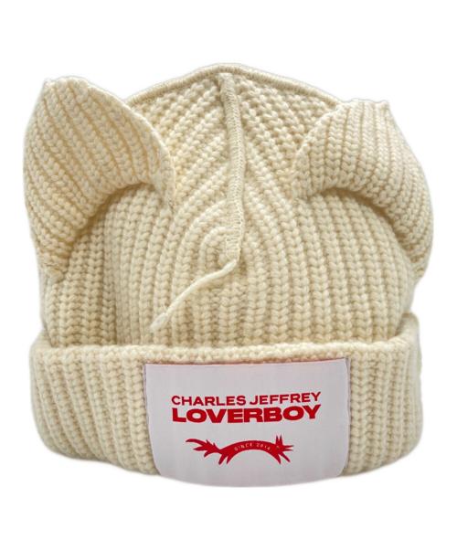 CHARLES JEFFREY LOVERBOY（チャールズ ジェフリー ラバーボーイ）CHARLES JEFFREY LOVERBOY (チャールズ ジェフリー ラバーボーイ) ニット帽 アイボリー サイズ:-の古着・服飾アイテム