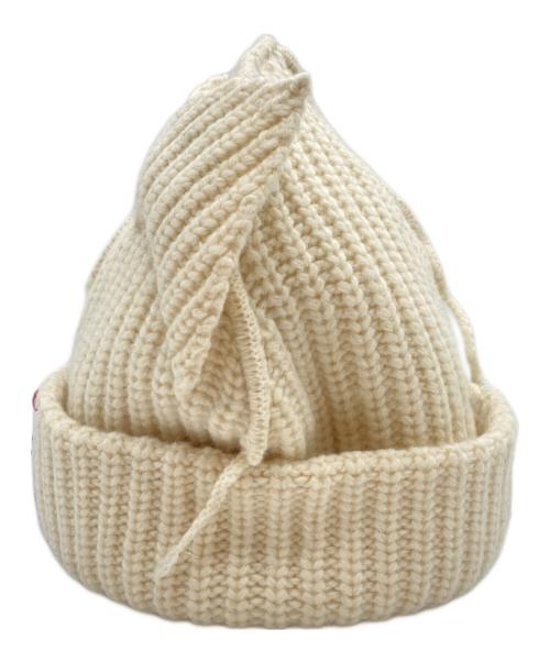 CHARLES JEFFREY LOVERBOY（チャールズ ジェフリー ラバーボーイ）CHARLES JEFFREY LOVERBOY (チャールズ ジェフリー ラバーボーイ) ニット帽 アイボリー サイズ:-の古着・服飾アイテム