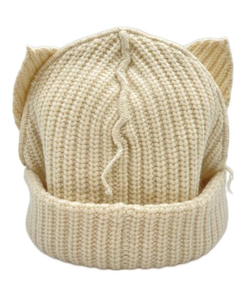 CHARLES JEFFREY LOVERBOY（チャールズ ジェフリー ラバーボーイ）CHARLES JEFFREY LOVERBOY (チャールズ ジェフリー ラバーボーイ) ニット帽 アイボリー サイズ:-の古着・服飾アイテム