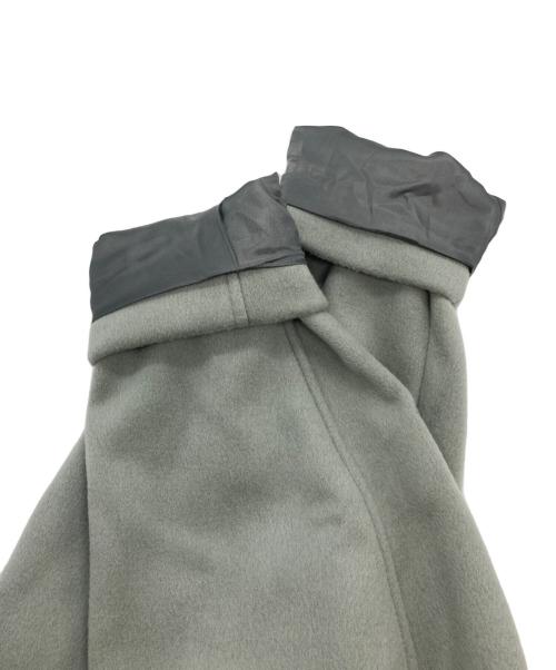 JOURNAL STANDARD relume（ジャーナルスタンダード レリューム）JOURNAL STANDARD relume (ジャーナルスタンダード レリューム) スーパーファインビーバークルーネックコート ミントグリーン サイズ:size34の古着・服飾アイテム