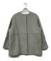 JOURNAL STANDARD relume（ジャーナルスタンダード レリューム）の古着「スーパーファインビーバークルーネックコート」｜ミントグリーン