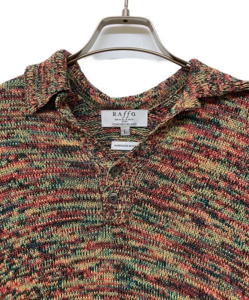 TOMORROW LAND（トゥモローランド）TOMORROW LAND (トゥモローランド) RAffa MOLINA コットンマルチカラースキッパーポロシャツ マルチカラー サイズ:Lの古着・服飾アイテム