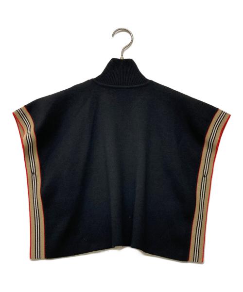 BURBERRY LONDON（バーバリーロンドン）BURBERRY LONDON (バーバリーロンドン) 22AW ノースリーブニット ブラック サイズ:S(80×53cm)の古着・服飾アイテム
