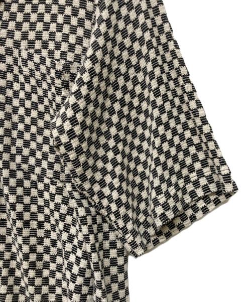 FRAMeWORK（フレームワーク）FRAMeWORK (フレームワーク) レースハーフスリーブシャツ ホワイト×ブラック サイズ:-の古着・服飾アイテム