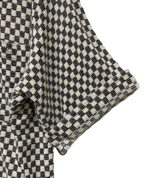 FRAMeWORK（フレームワーク）FRAMeWORK (フレームワーク) レースハーフスリーブシャツ ホワイト×ブラック サイズ:-の古着・服飾アイテム