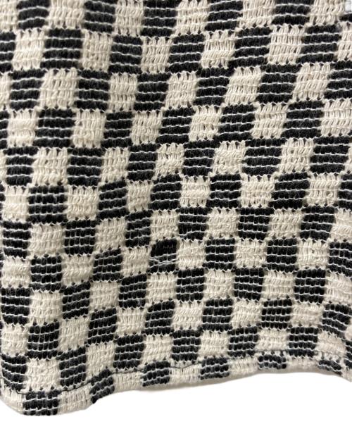 FRAMeWORK（フレームワーク）FRAMeWORK (フレームワーク) レースハーフスリーブシャツ ホワイト×ブラック サイズ:-の古着・服飾アイテム