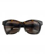 CHANELシャネル）の古着「ココマークフレームサングラス」｜ブラウン