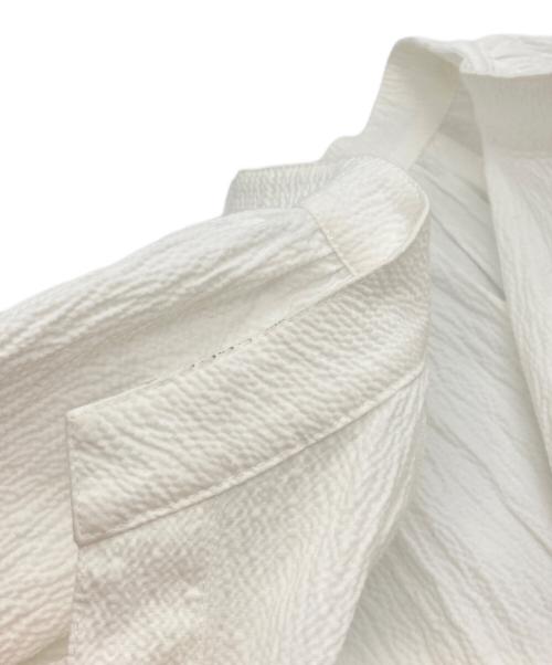 NOLLEY'S sophi（ノーリーズソフィー）NOLLEY'S sophi (ノーリーズソフィー) 24SS ウォッシャブルサッカーフレアースリーブワンピース ホワイト サイズ:36の古着・服飾アイテム