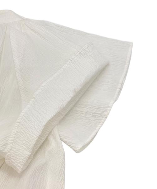 NOLLEY'S sophi（ノーリーズソフィー）NOLLEY'S sophi (ノーリーズソフィー) 24SS ウォッシャブルサッカーフレアースリーブワンピース ホワイト サイズ:36の古着・服飾アイテム