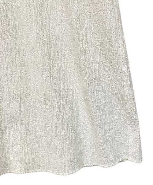 NOLLEY'S sophi（ノーリーズソフィー）NOLLEY'S sophi (ノーリーズソフィー) 24SS ウォッシャブルサッカーフレアースリーブワンピース ホワイト サイズ:36の古着・服飾アイテム