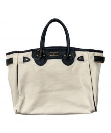 YOUNG & OLSEN The DRYGOODS STORE×U.A. GreenLabelRelaxing（ヤングアンドオルセン ザ ドライグッズストア×ユナイテッドアローズグリーンレーベル リラクシング）の古着「別注 BELTED CVS トートバッグ」｜アイボリー