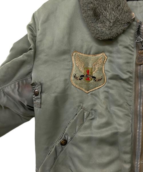 VINTAGE MILITARY（ヴィンテージ ミリタリー）VINTAGE MILITARY (ヴィンテージ ミリタリー) 50s B-15D フライトジャケット カーキ サイズ:38の古着・服飾アイテム