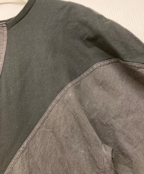 AKIRA NAKA（アキラナカ）AKIRA NAKA (アキラナカ) 異素材ドッキングロングワンピース ブラック サイズ:2の古着・服飾アイテム