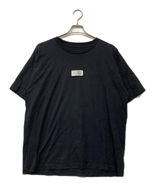 MM6 Maison Margiela（エムエムシックスメゾンマルジェラ）MM6 Maison Margiela (エムエムシックスメゾンマルジェラ) 23SS 6 LOGO PRINT T-SHIRT ブラック サイズ:Mの古着・服飾アイテム