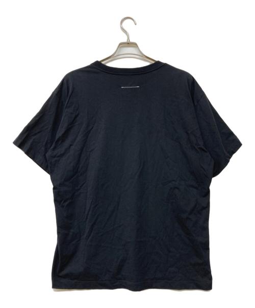 MM6 Maison Margiela（エムエムシックスメゾンマルジェラ）MM6 Maison Margiela (エムエムシックスメゾンマルジェラ) 23SS 6 LOGO PRINT T-SHIRT ブラック サイズ:Mの古着・服飾アイテム