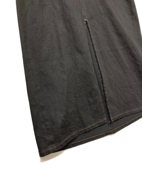 PHOTOCOPIEU（フォトコピュー）PHOTOCOPIEU (フォトコピュー) ONE-SHOULDER DRAWSTRING DRESS（ワンショルダー ドローストリング ドレス） ブラック サイズ:SIZE 36の古着・服飾アイテム