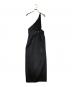 PHOTOCOPIEU（フォトコピュー）の古着「ONE-SHOULDER DRAWSTRING DRESS（ワンショルダー ドローストリング ドレス）」｜ブラック