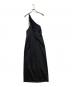 PHOTOCOPIEU (フォトコピュー) ONE-SHOULDER DRAWSTRING DRESS（ワンショルダー ドローストリング ドレス） ブラック サイズ:SIZE 36：9000円