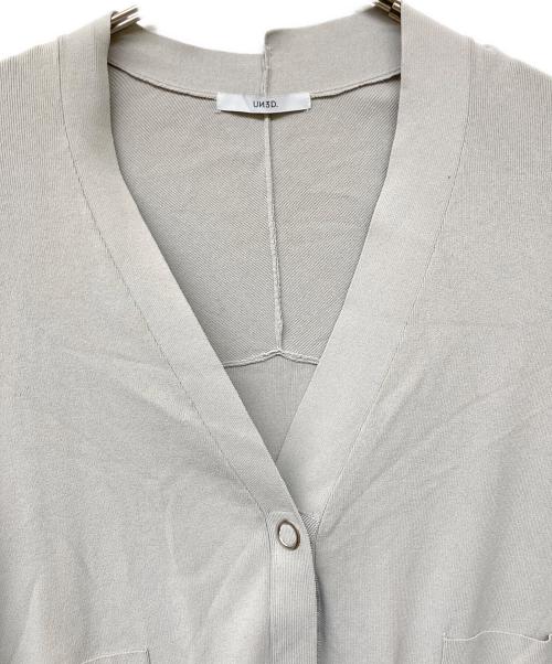 UN3D.（アンスリード）UN3D. (アンスリード) オーバーロングカーディガン グレー サイズ:FREEの古着・服飾アイテム