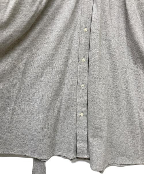 POLO RALPH LAUREN（ポロ・ラルフローレン）POLO RALPH LAUREN (ポロ・ラルフローレン) QRタグKNIT OXFORD ポニー刺繍ワンピース グレー サイズ:XSの古着・服飾アイテム
