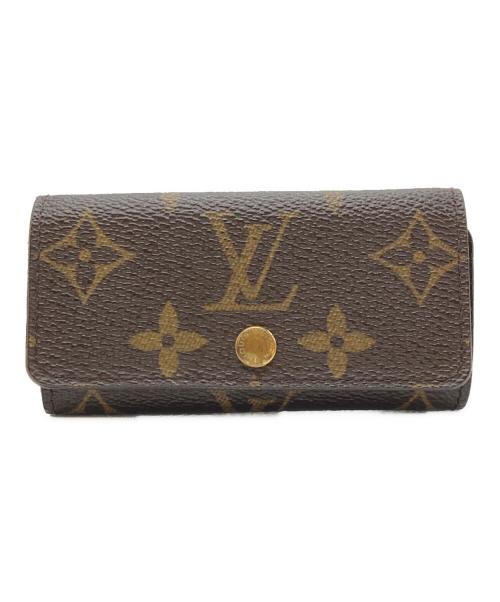 LOUIS VUITTON（ルイ ヴィトン）LOUIS VUITTON (ルイ ヴィトン) モノグラム ミュルティクレ 4 ブラウンの古着・服飾アイテム