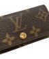 中古・古着 LOUIS VUITTON (ルイ ヴィトン) モノグラム ミュルティクレ 4 ブラウン：6000円