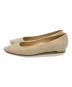 Manolo Blahnik (マノロブラニク) BB FLAT NUDE SUEDE PUMPS ホワイト サイズ:37：12000円