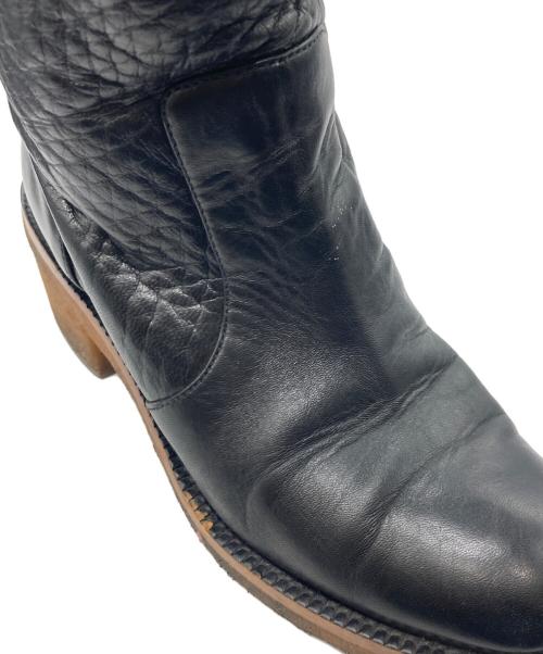 CHANEL（シャネル）CHANEL (シャネル) ココマークレザーロングブーツ ブラック サイズ:37の古着・服飾アイテム