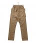 MNML (ミニマル) DROP CROTCH CARGO PANTS ブラウン サイズ:S：3500円