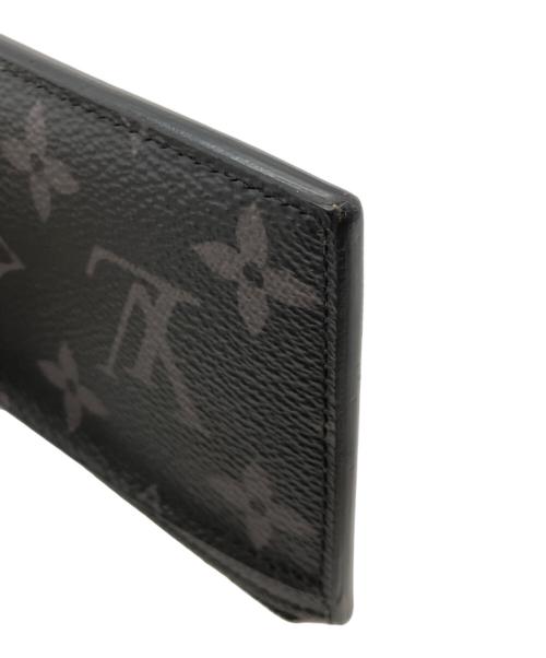 LOUIS VUITTON（ルイ ヴィトン）LOUIS VUITTON (ルイ ヴィトン) モノグラム・エクリプス コインカード・ホルダー ブラックの古着・服飾アイテム