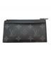 LOUIS VUITTON (ルイ ヴィトン) モノグラム・エクリプス コインカード・ホルダー ブラック：31000円