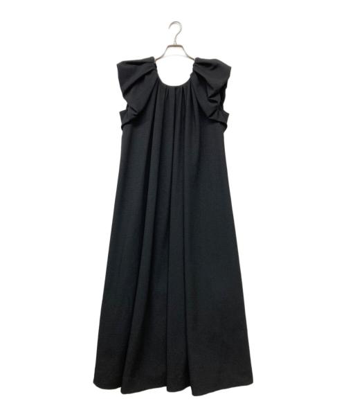 acka（エーシーケーエー）acka (エーシーケーエー) drape one-piece ネイビー サイズ:2の古着・服飾アイテム