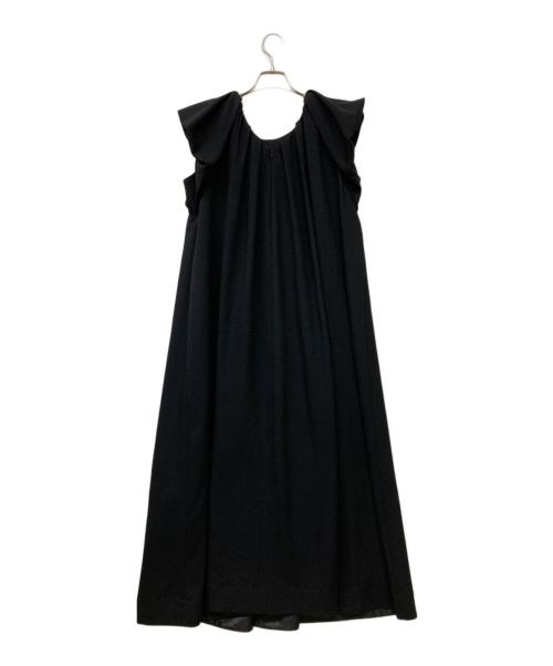 acka（エーシーケーエー）acka (エーシーケーエー) drape one-piece ネイビー サイズ:2の古着・服飾アイテム