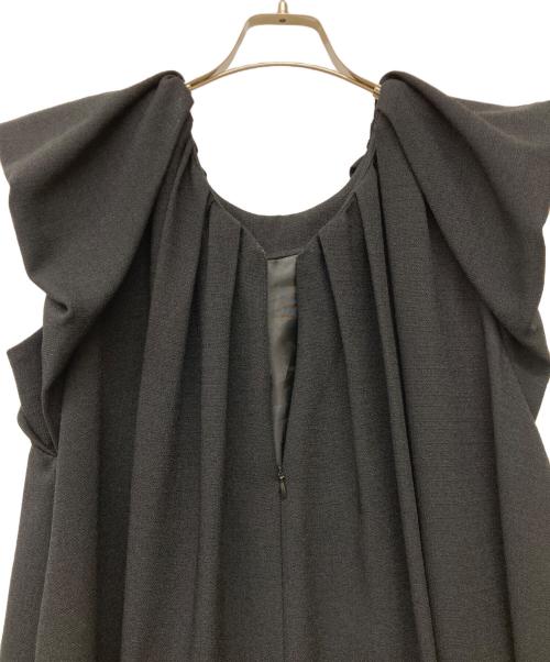 acka（エーシーケーエー）acka (エーシーケーエー) drape one-piece ネイビー サイズ:2の古着・服飾アイテム