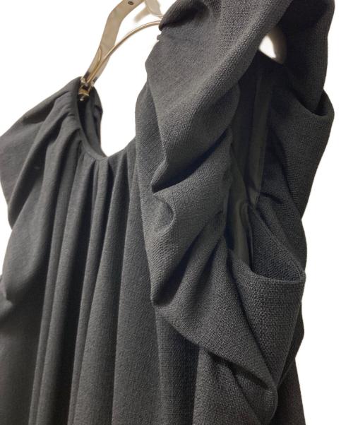 acka（エーシーケーエー）acka (エーシーケーエー) drape one-piece ネイビー サイズ:2の古着・服飾アイテム