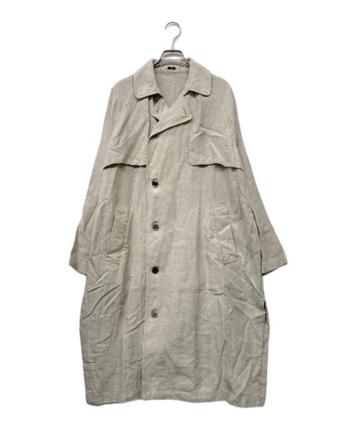 TISSU（ティシュ）TISSU (ティシュ) ハイデンシティエフォートレスリネントレンチコート グレー サイズ:ーの古着・服飾アイテム