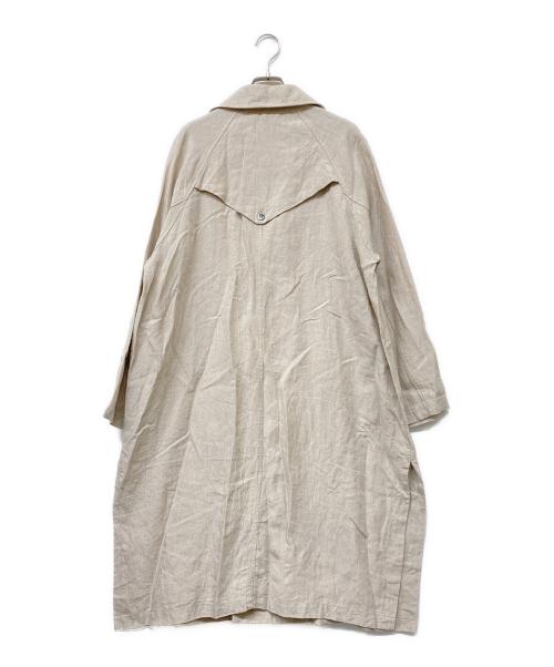 TISSU（ティシュ）TISSU (ティシュ) ハイデンシティエフォートレスリネントレンチコート グレー サイズ:ーの古着・服飾アイテム