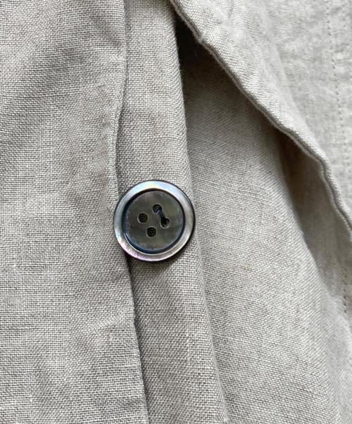 TISSU（ティシュ）TISSU (ティシュ) ハイデンシティエフォートレスリネントレンチコート グレー サイズ:ーの古着・服飾アイテム