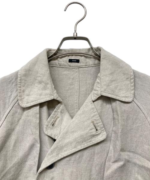 TISSU（ティシュ）TISSU (ティシュ) ハイデンシティエフォートレスリネントレンチコート グレー サイズ:ーの古着・服飾アイテム