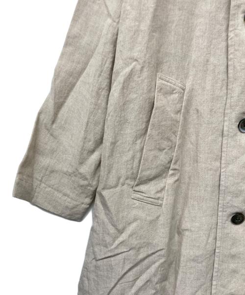 TISSU（ティシュ）TISSU (ティシュ) ハイデンシティエフォートレスリネントレンチコート グレー サイズ:ーの古着・服飾アイテム