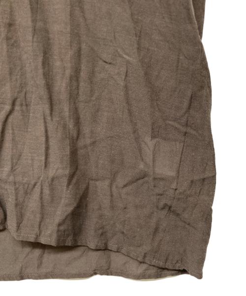 anuans（アニュアンス）anuans (アニュアンス) 24SS レイヤードフリルブラウス ブラウン サイズ:Fの古着・服飾アイテム