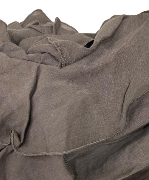 anuans（アニュアンス）anuans (アニュアンス) 24SS レイヤードフリルブラウス ブラウン サイズ:Fの古着・服飾アイテム