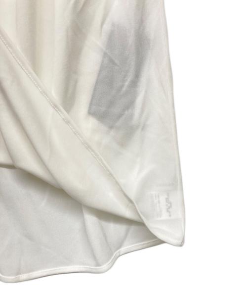 anuans（アニュアンス）anuans (アニュアンス) 25SS ギャザードレープカットトップス ホワイト サイズ:Fの古着・服飾アイテム