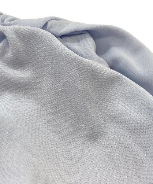 anuans（アニュアンス）anuans (アニュアンス) 25SS ギャザードレープカットトップス スカイブルー サイズ:Fの古着・服飾アイテム