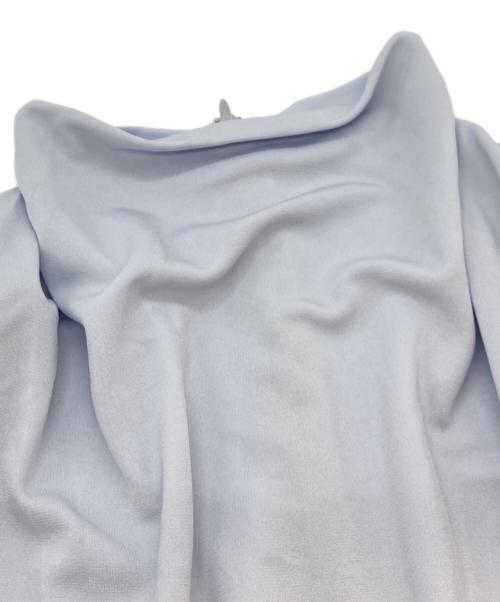 anuans（アニュアンス）anuans (アニュアンス) 25SS ギャザードレープカットトップス スカイブルー サイズ:Fの古着・服飾アイテム
