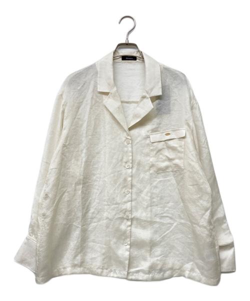 anuans（アニュアンス）anuans (アニュアンス) 25SS シアーテーラードシャツ ホワイト サイズ:Sの古着・服飾アイテム