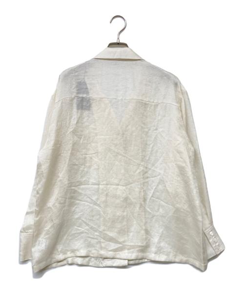 anuans（アニュアンス）anuans (アニュアンス) 25SS シアーテーラードシャツ ホワイト サイズ:Sの古着・服飾アイテム