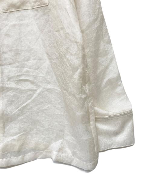 anuans（アニュアンス）anuans (アニュアンス) 25SS シアーテーラードシャツ ホワイト サイズ:Sの古着・服飾アイテム