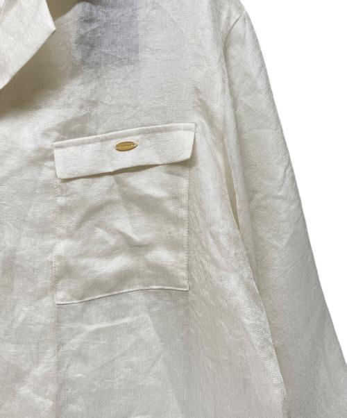 anuans（アニュアンス）anuans (アニュアンス) 25SS シアーテーラードシャツ ホワイト サイズ:Sの古着・服飾アイテム